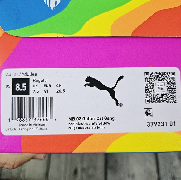 PUMA x GUTTER CAT GANG x LAMELO BALL | MB.03 RARE collectible basketball sneaker - Picture 13 of 16